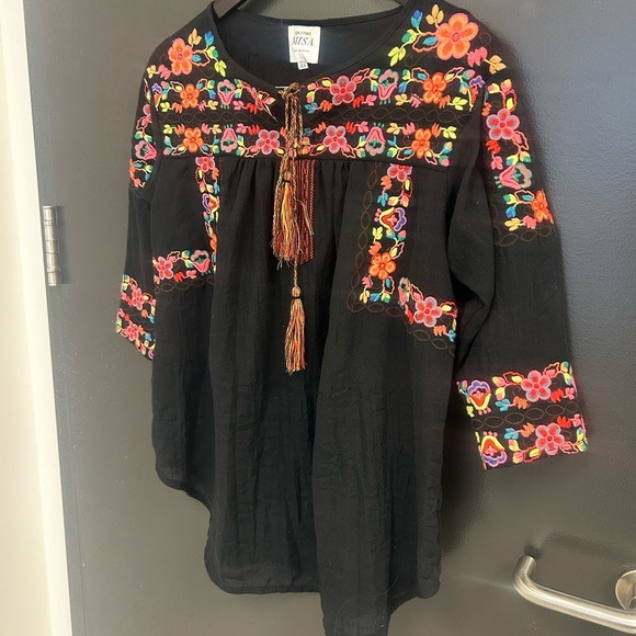 Misa LA (Revolve) XS boho tunic in excellent condition super bright! Oversized - Picture 3 of 13